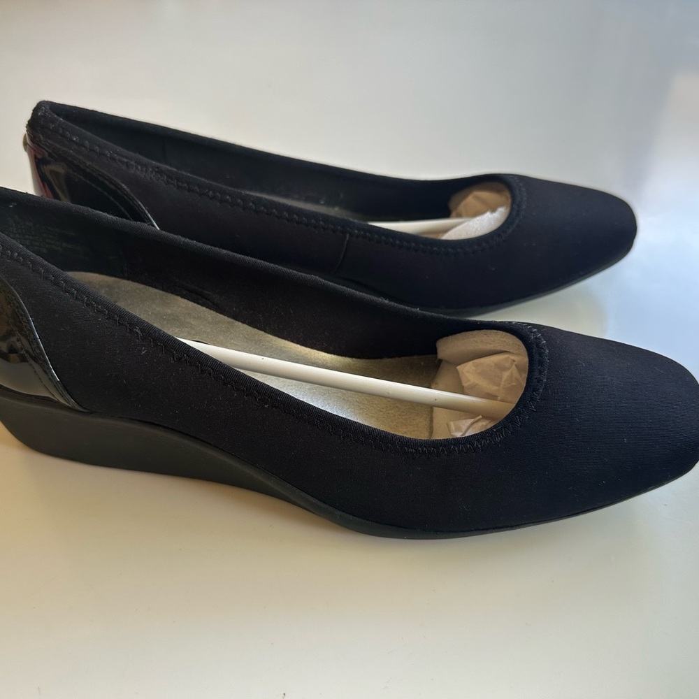 Anne Klein Sport Black Women's Wedge Shoes